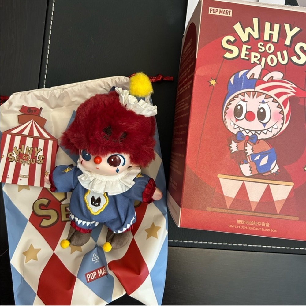 POP MART Authentic !!Flame Clown!! Why So Serious Series !!!